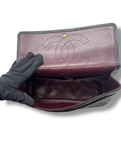 Chanel - Maxi-Tasche 2.55 Schwarz