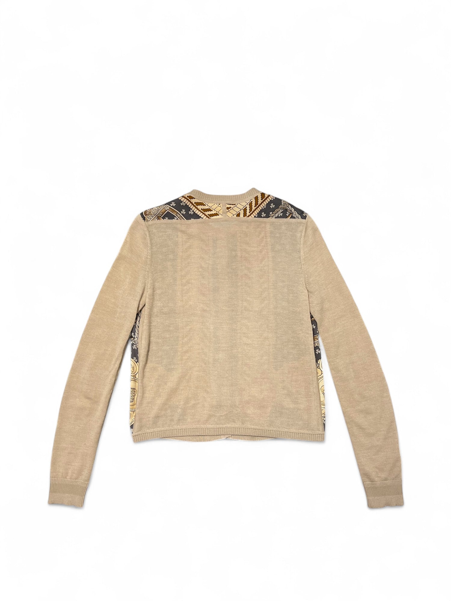 Hermès - Gilet en soie et cachemire T36