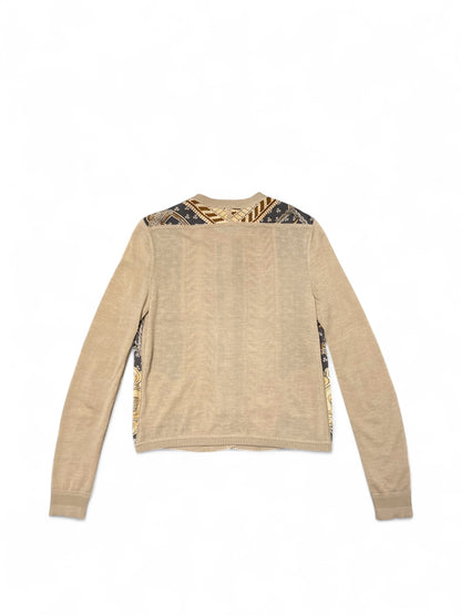 Hermès - Gilet en soie et cachemire T36