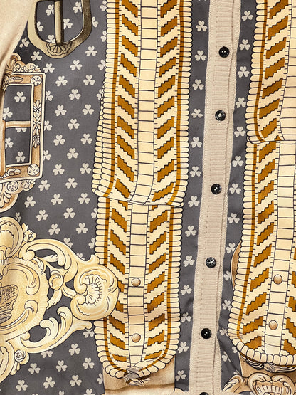 Hermès - Gilet en soie et cachemire T36