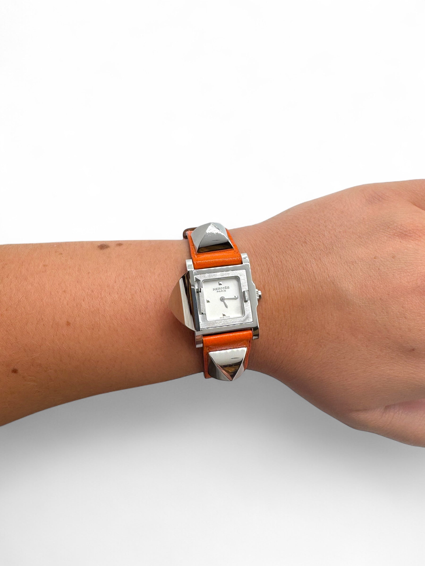 Hermès - Uhr Médor Orange H