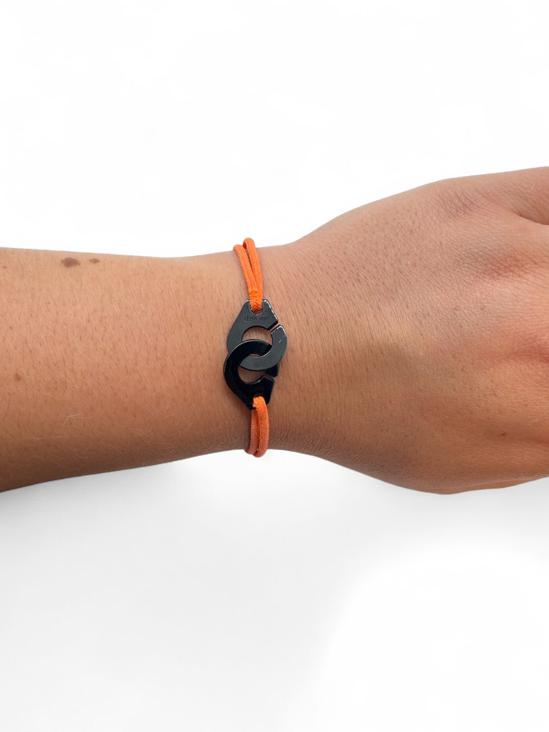Dinh van - Titan-Armband mit orangen Handschellen TGM