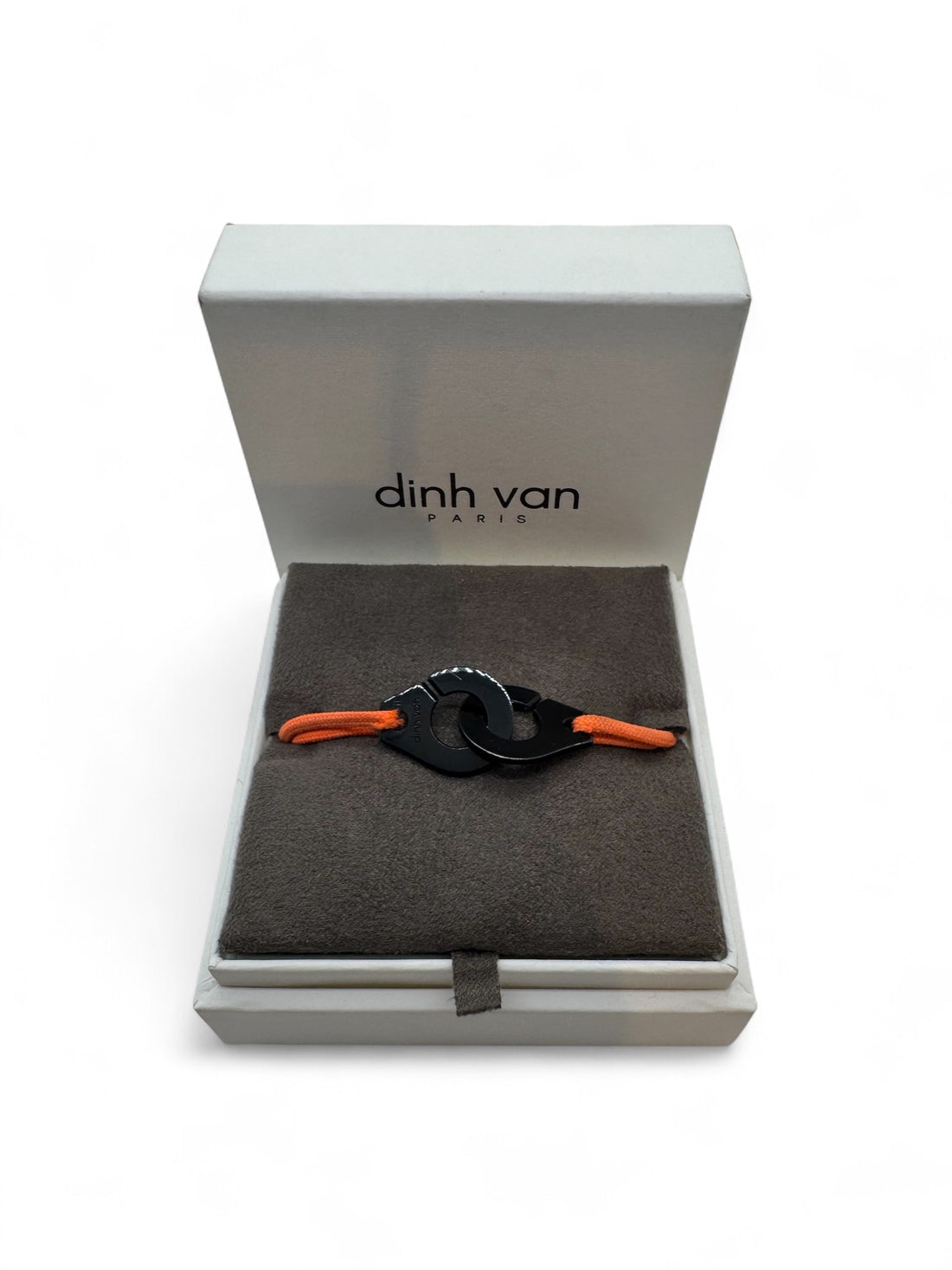 Dinh van - Titan-Armband mit orangen Handschellen TGM
