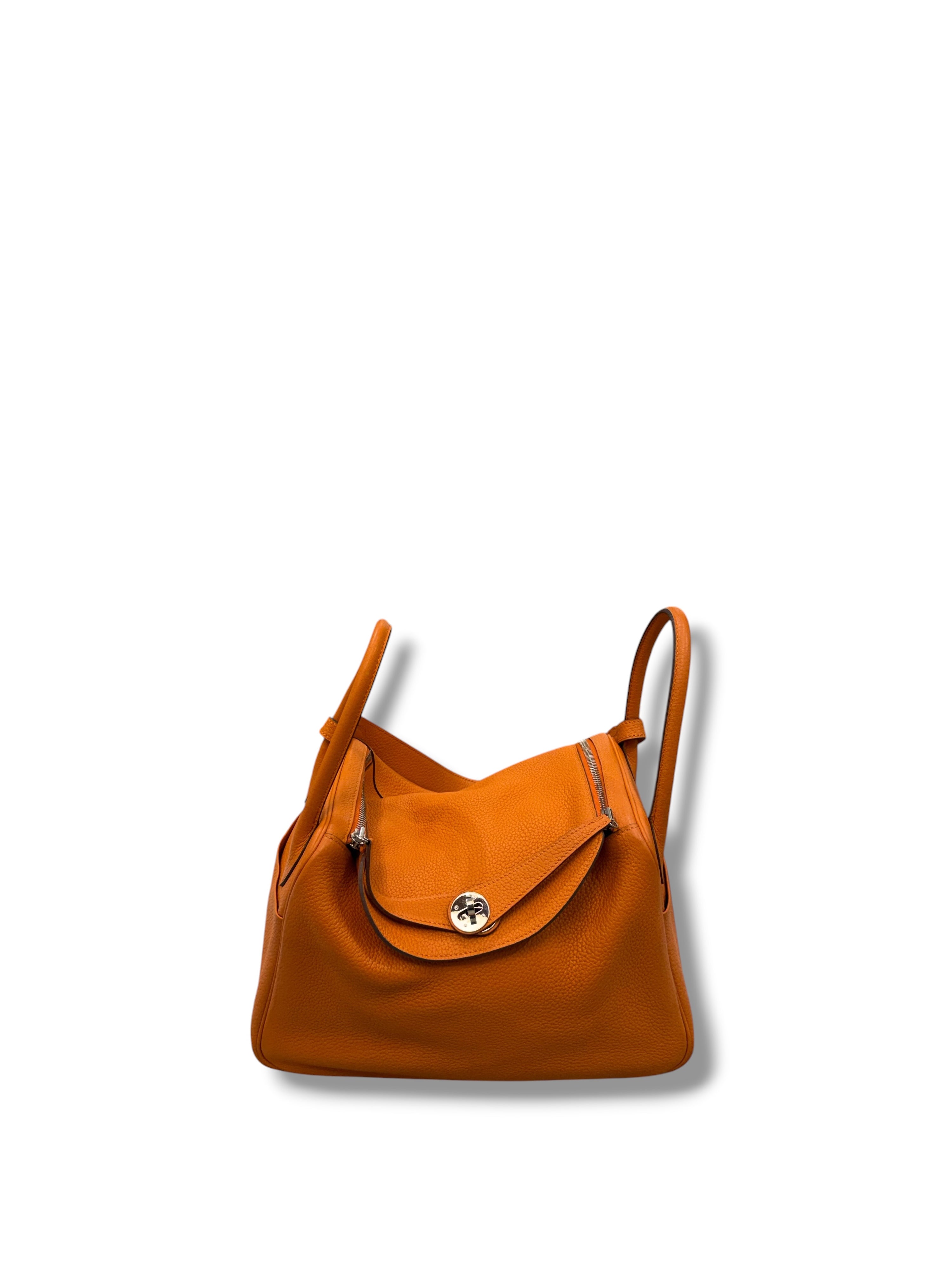 Hermès - Sac Lindy 30 Orange PHW