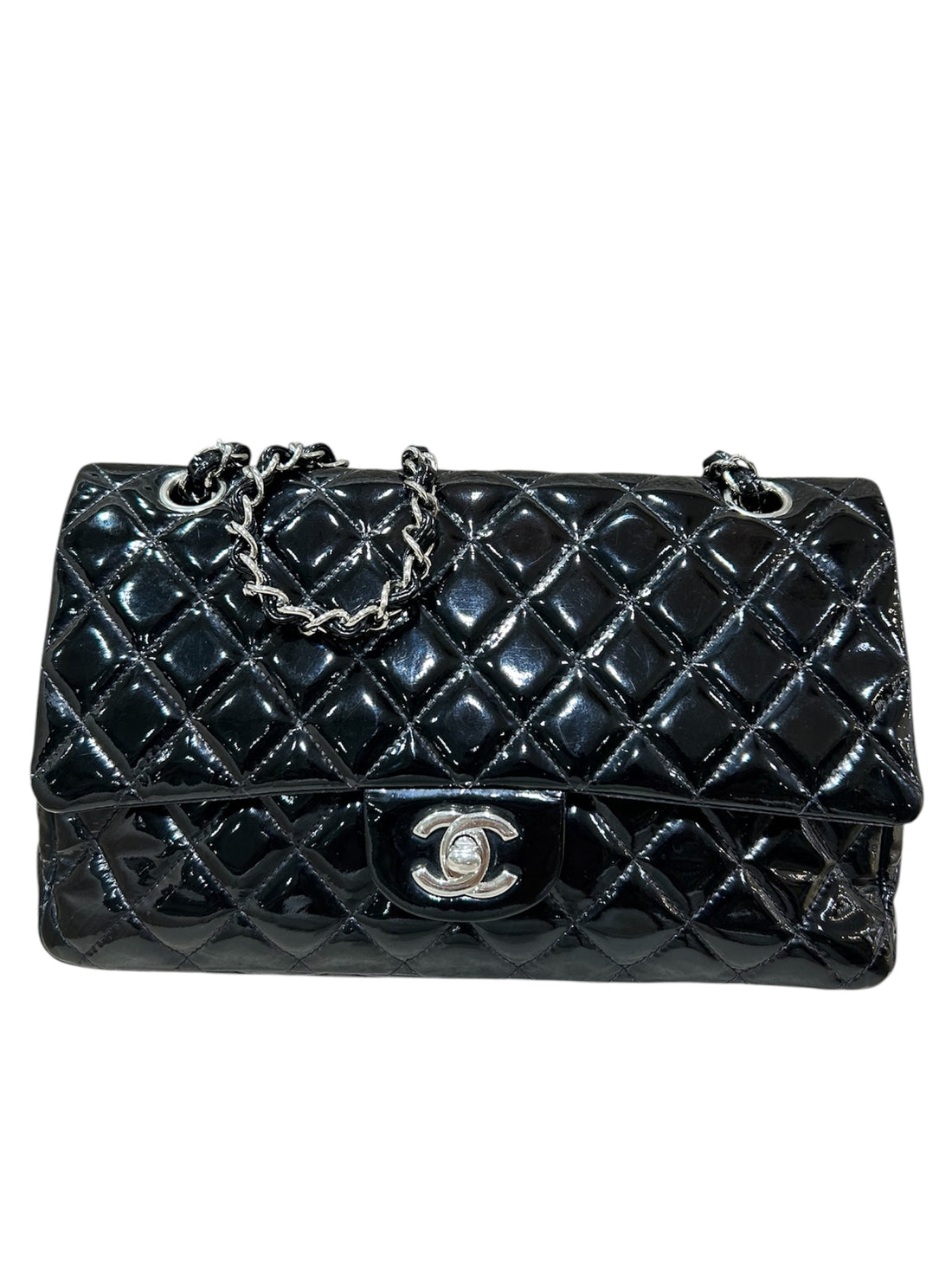 Chanel - Timeless classique noir vernis
