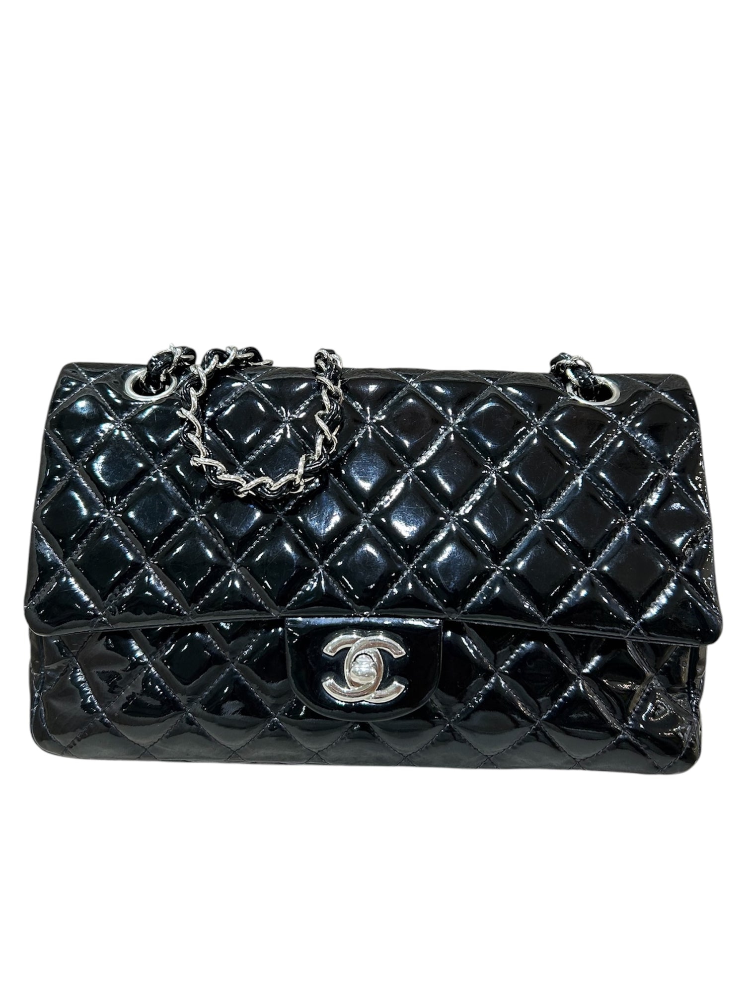 Chanel - Timeless classique noir vernis