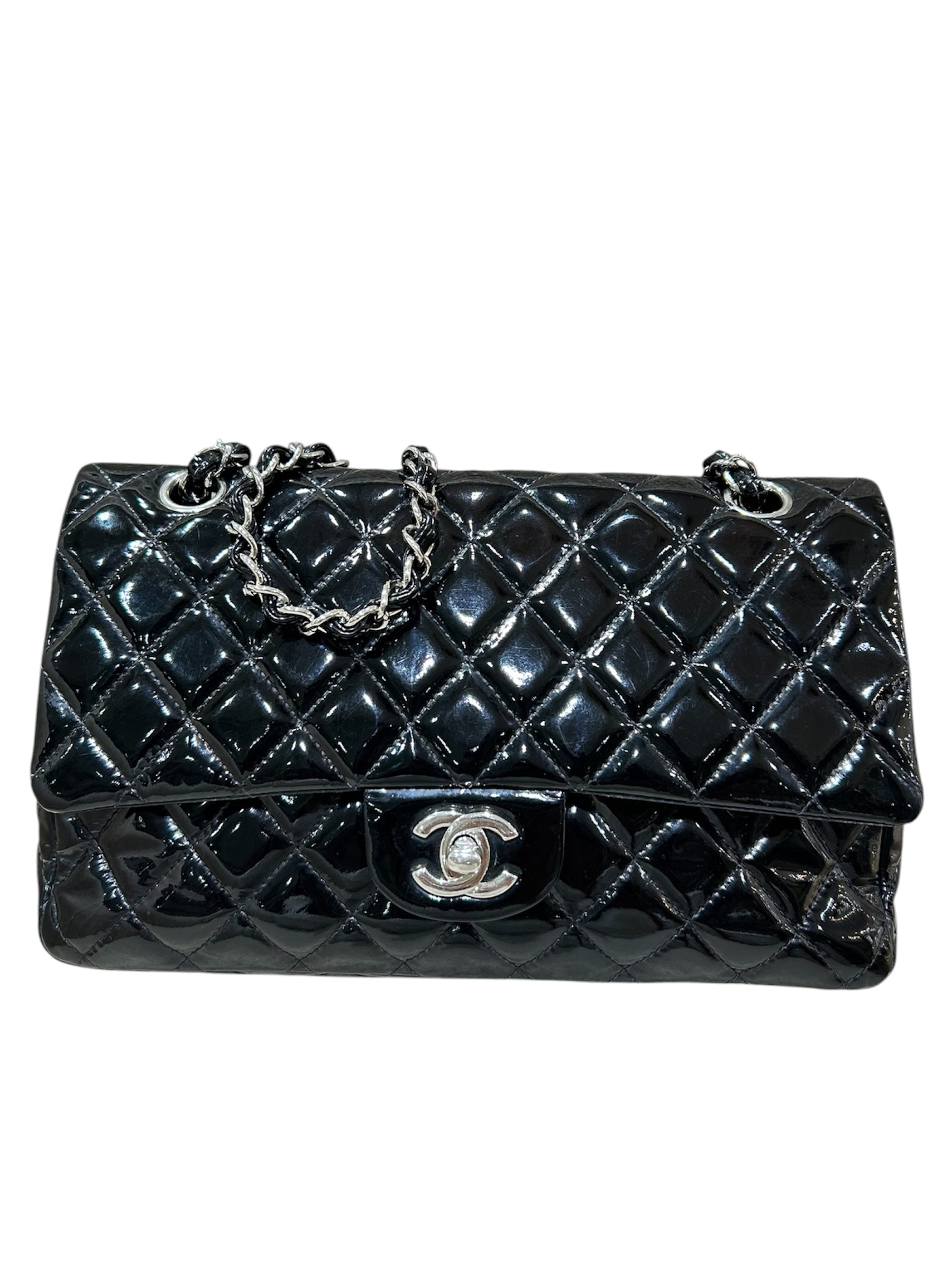 Chanel - Timeless classique noir vernis