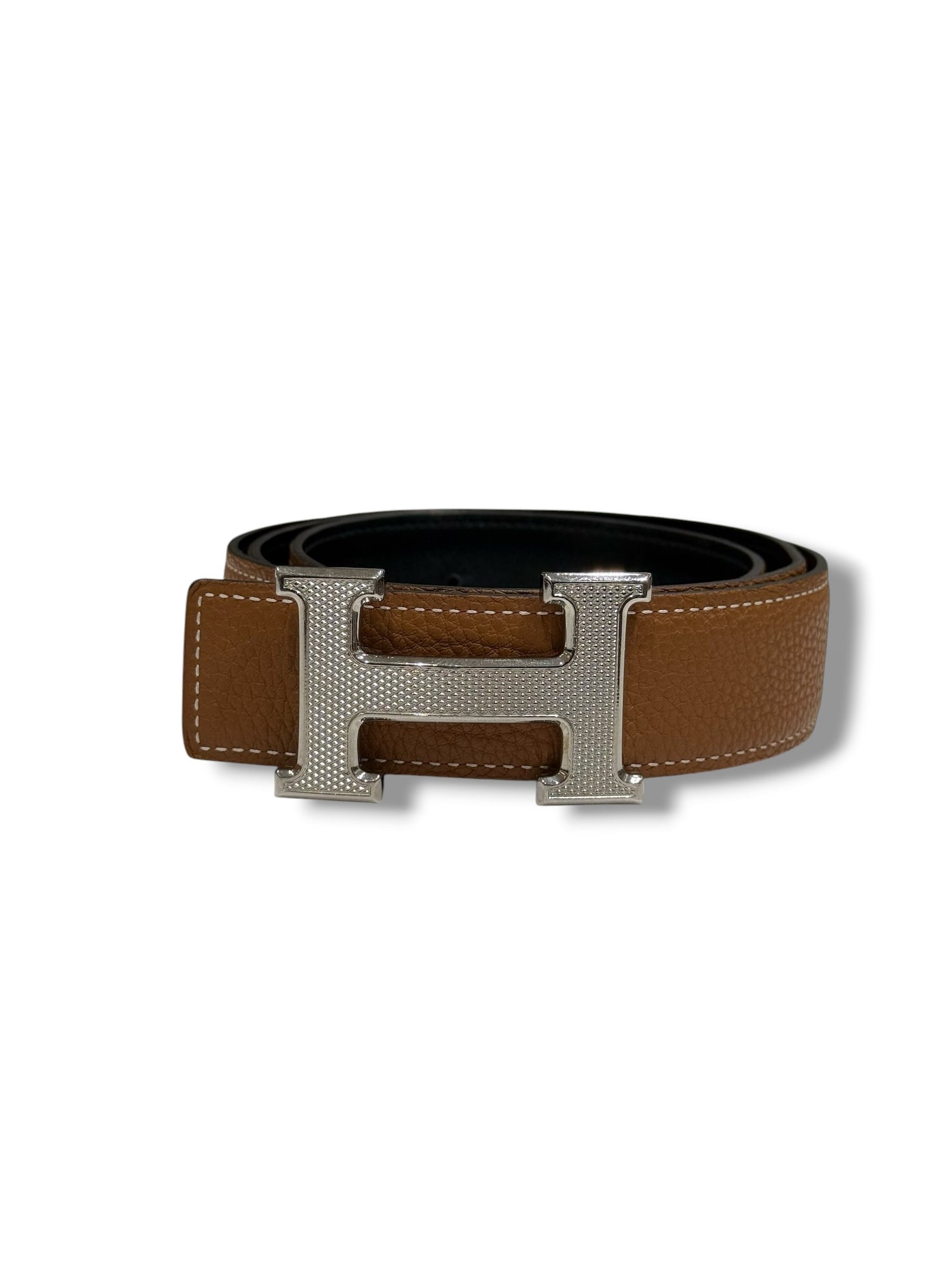 Hermès - Ceinture H édition limitée Noir/Gold T85