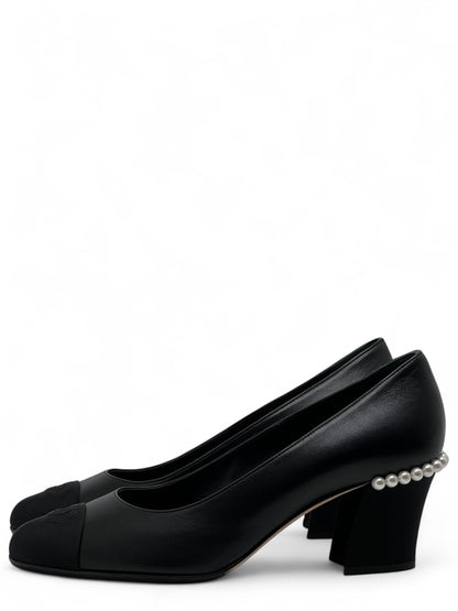 シャネル - 革製パンプス T40
