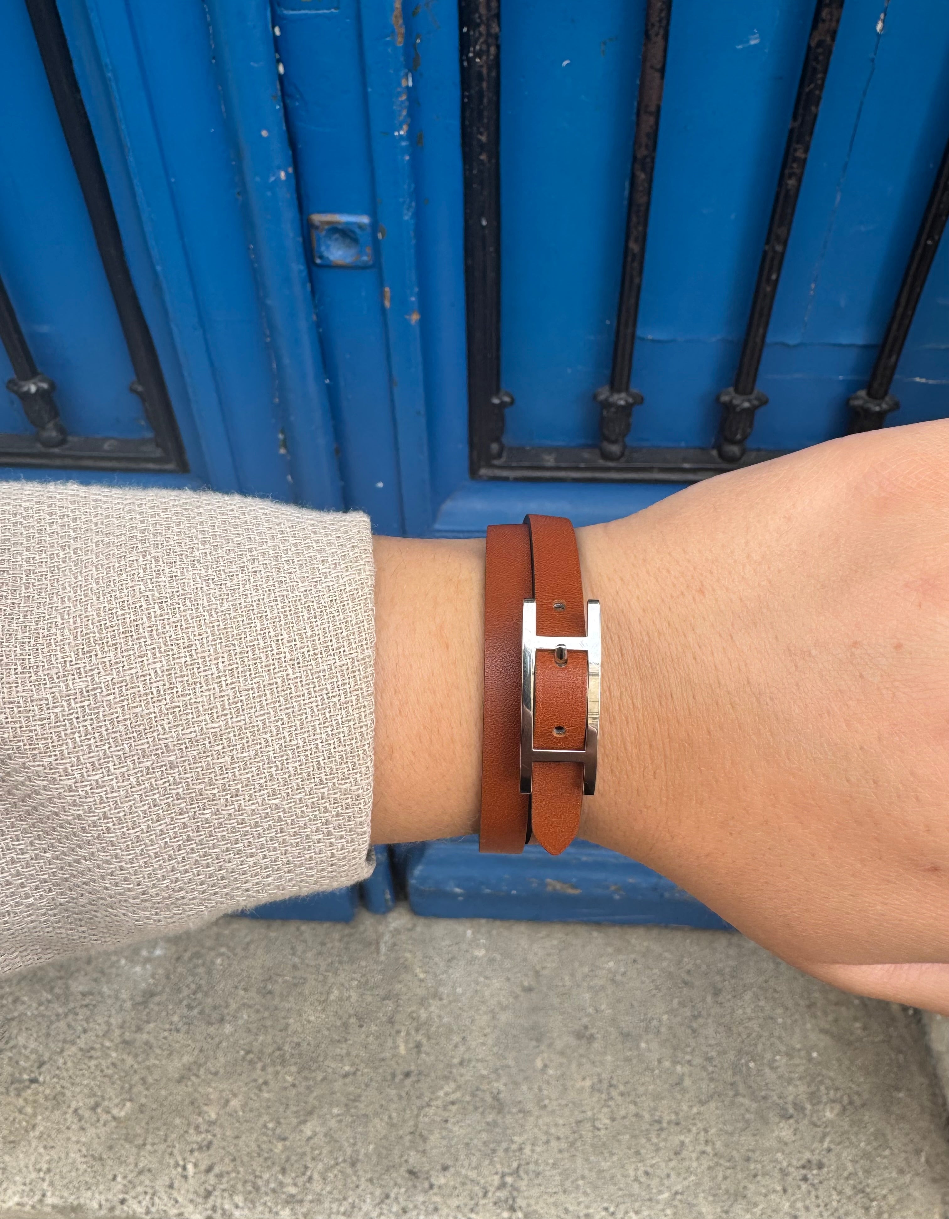 Hermès - Bracelet Double Tour Behapi T4