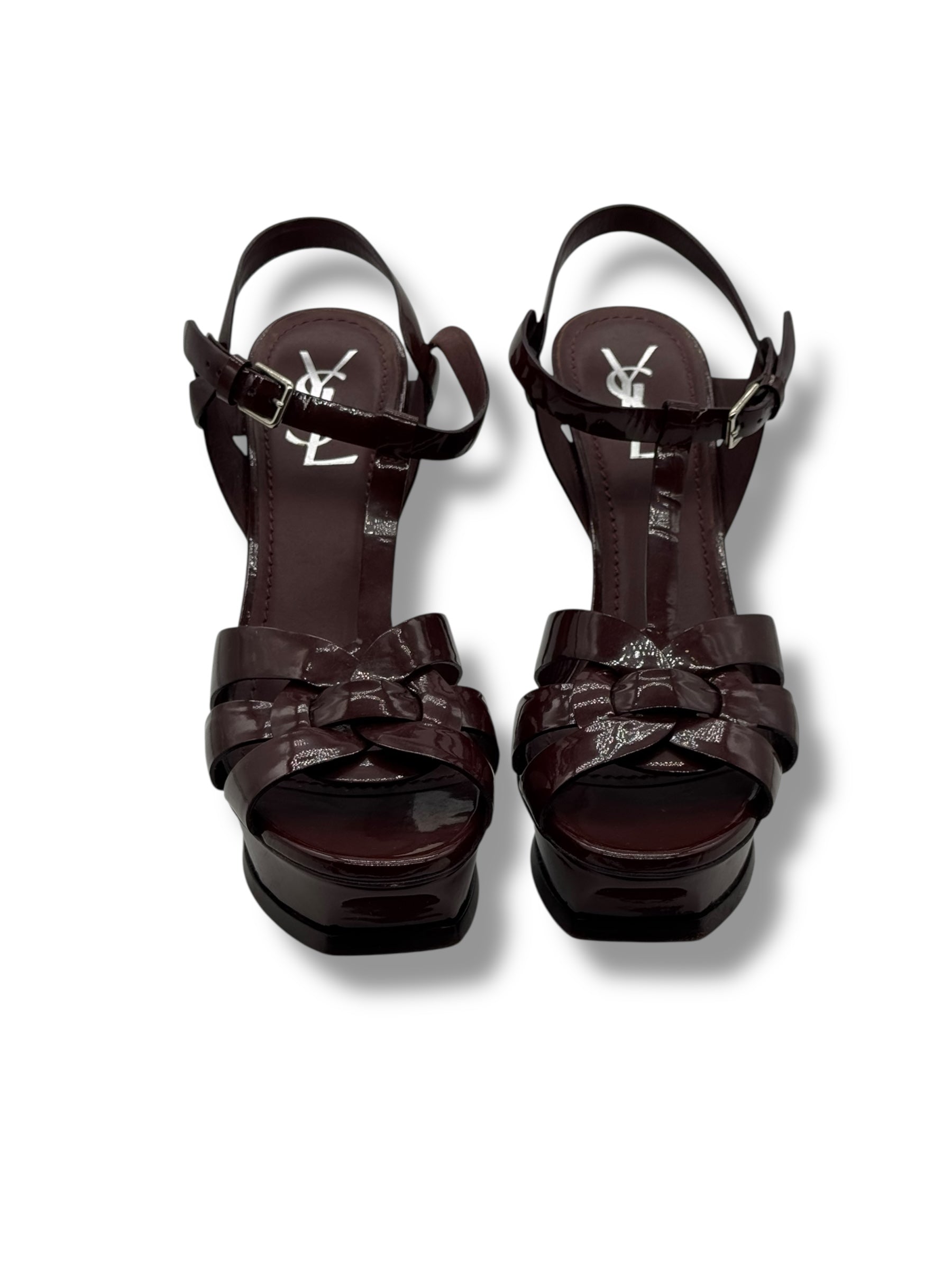 Yves Saint Laurent - Escarpins Tribute bordeaux T39