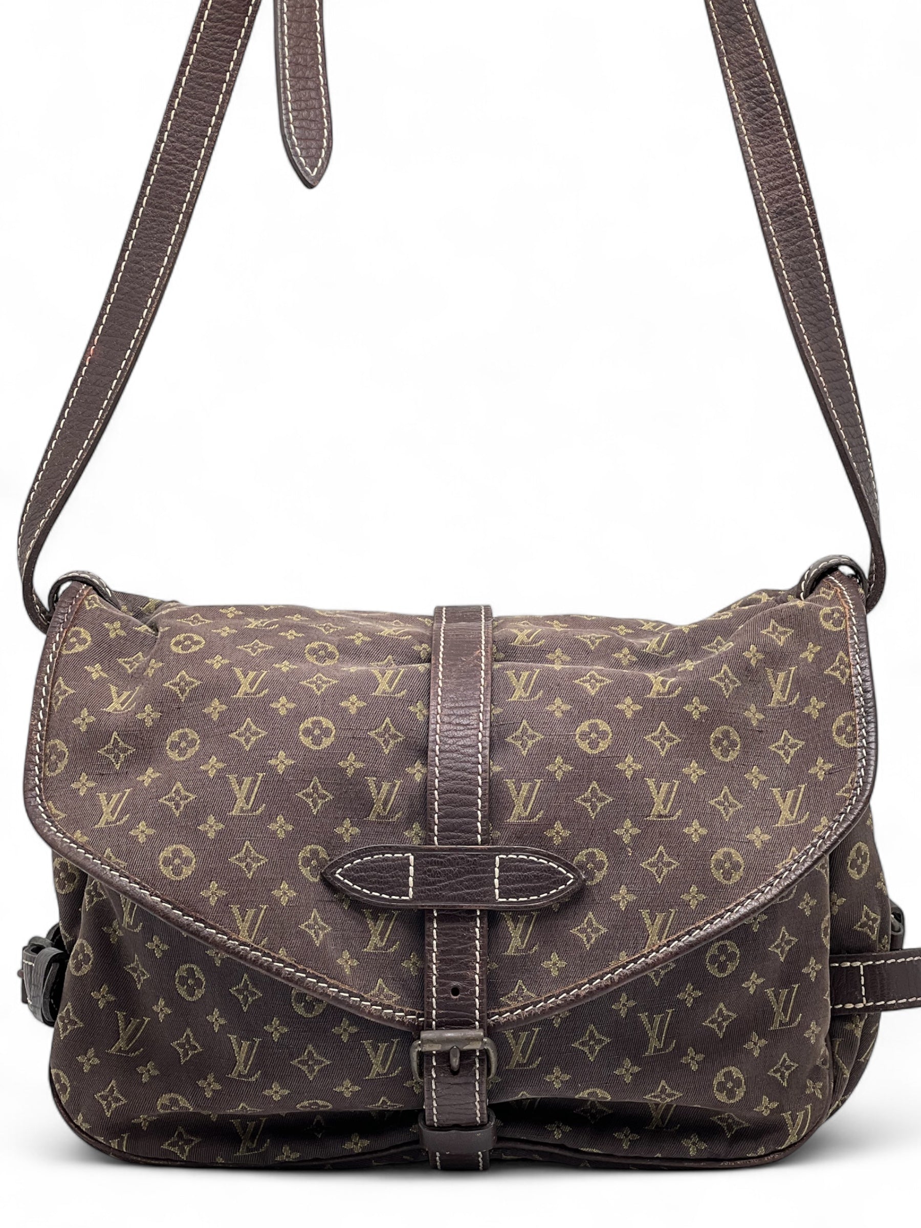 Louis Vuitton -  Sac Saumur en toile