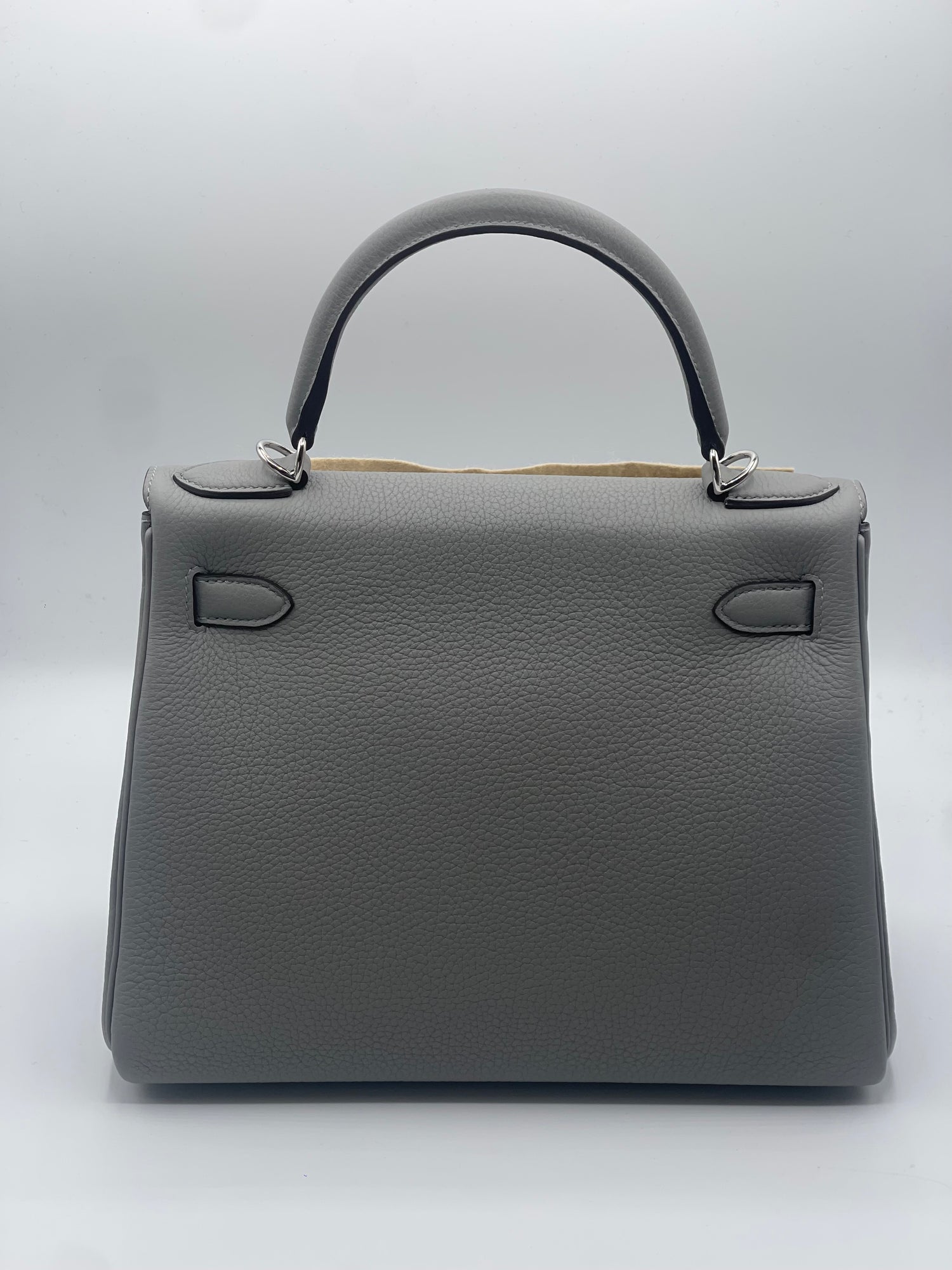 Hermès - Borsa Kelly 28 Grigio Gabbiano