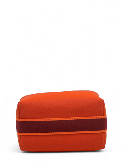 Hermès - Sac Trousse Bride à Brac orange feu