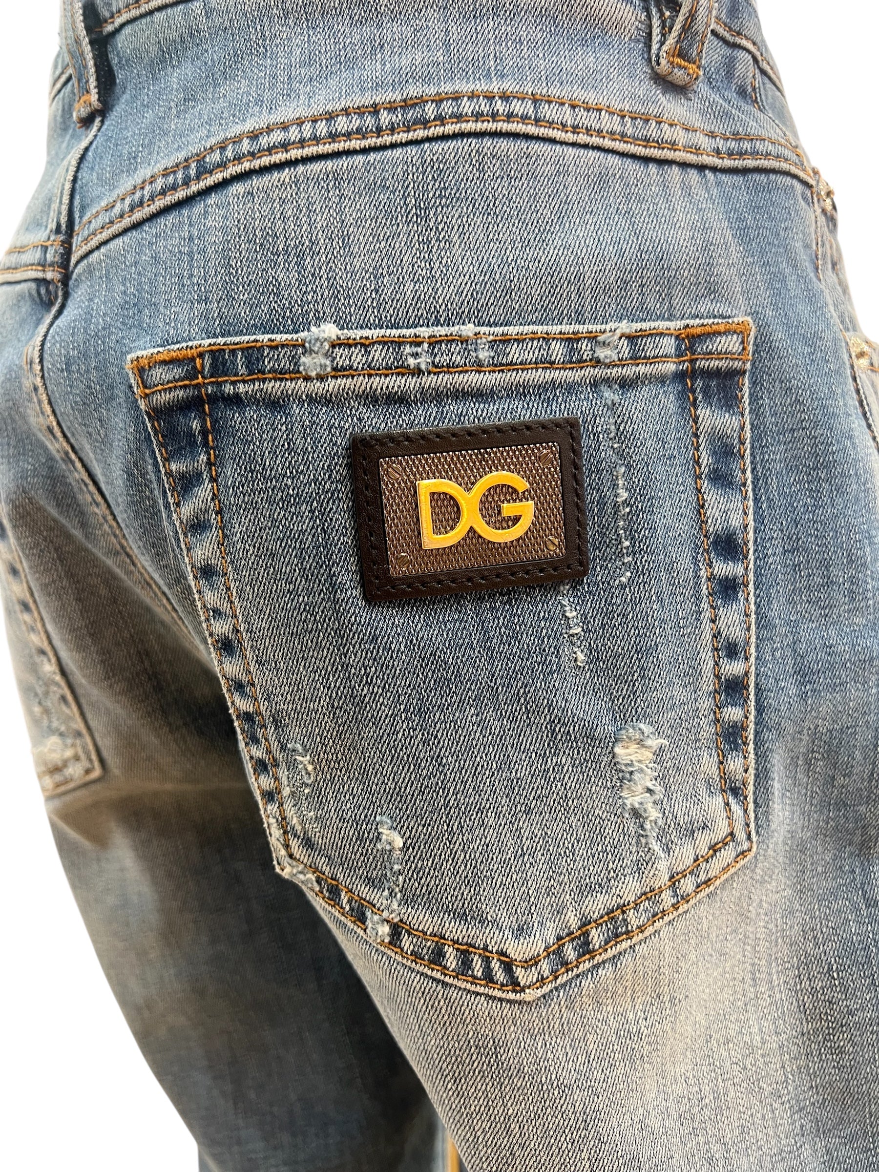Dolce &amp; Gabbana - Pantalon, Jean boyfriend T36