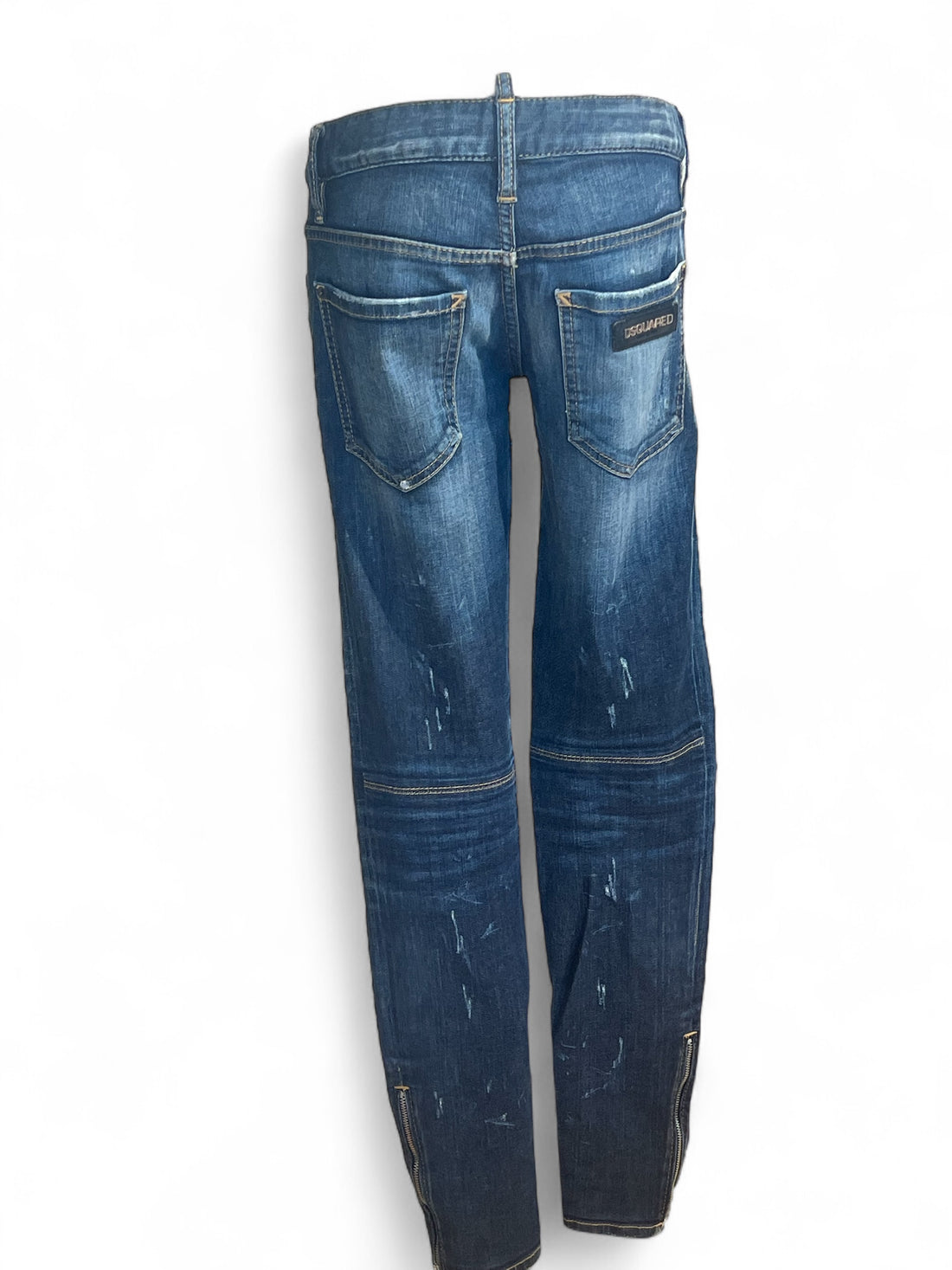 Dsquared - Jean Zip effet abîmé T40