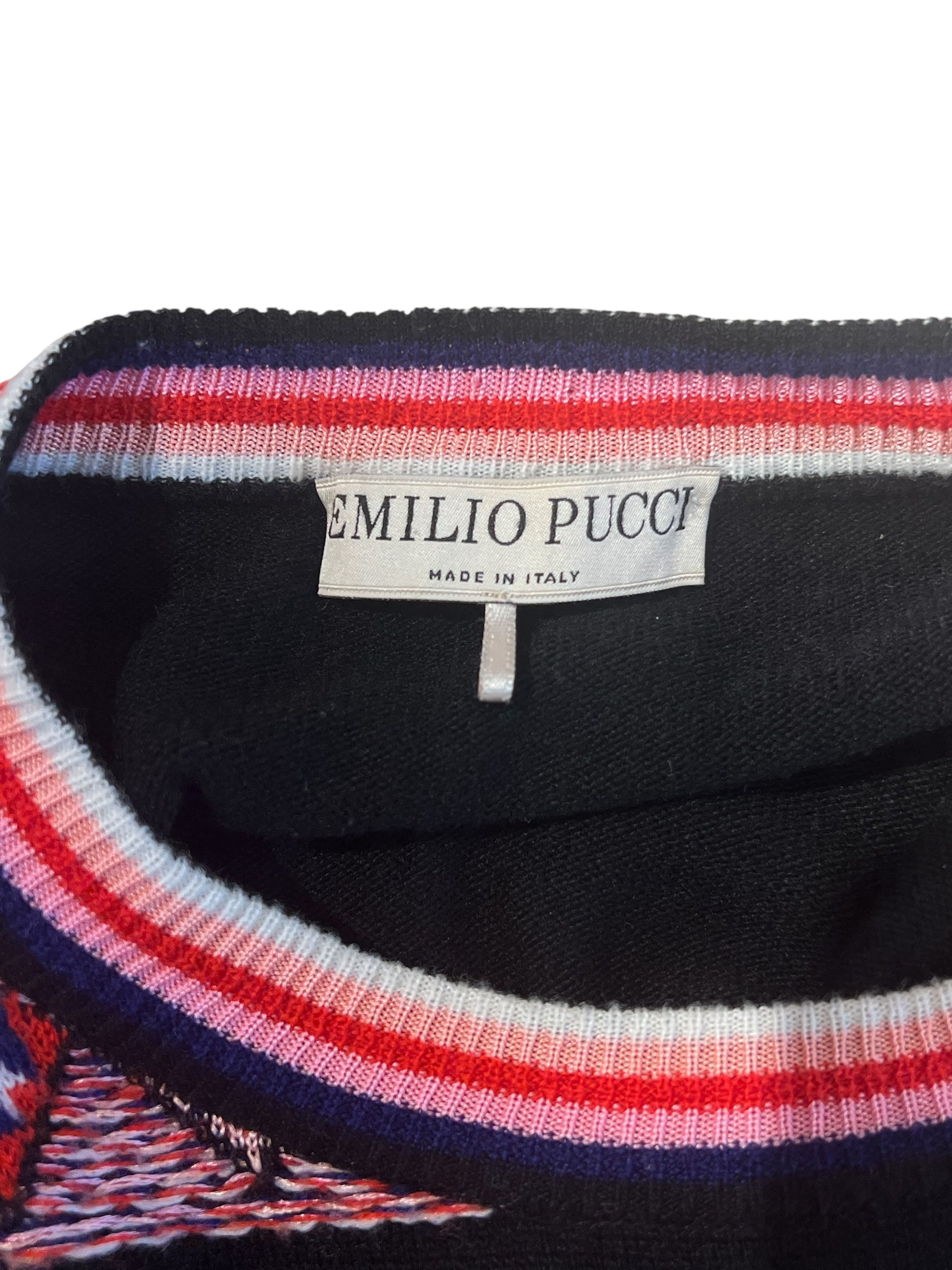 Emilio Pucci - Maglione con motivo geometrico T36
