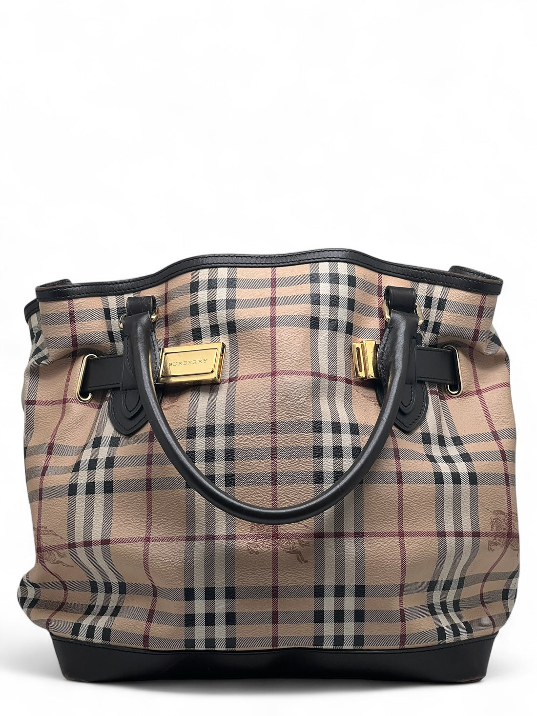Burberry - Sac à main en cuir