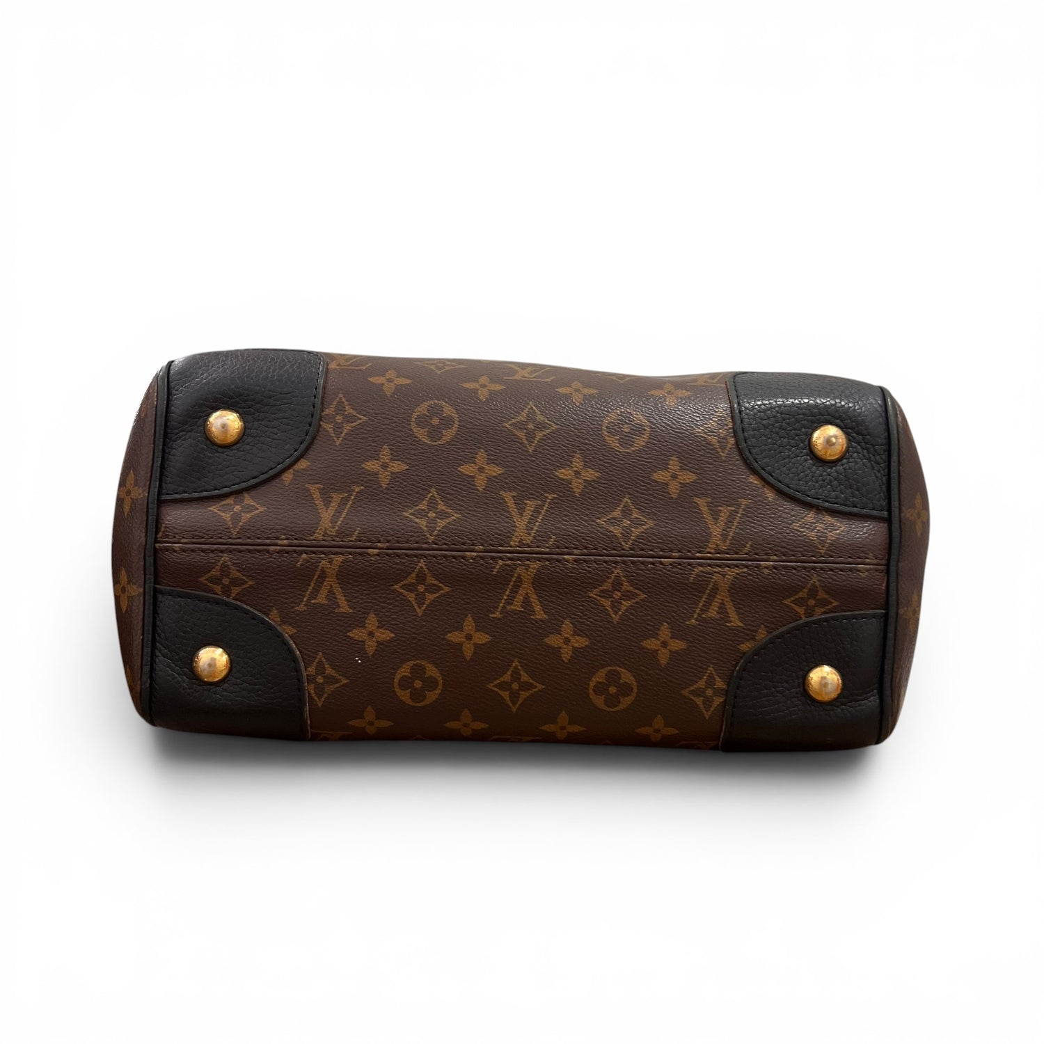 Louis Vuitton - Sac Estrella en toile enduite et cuir noir