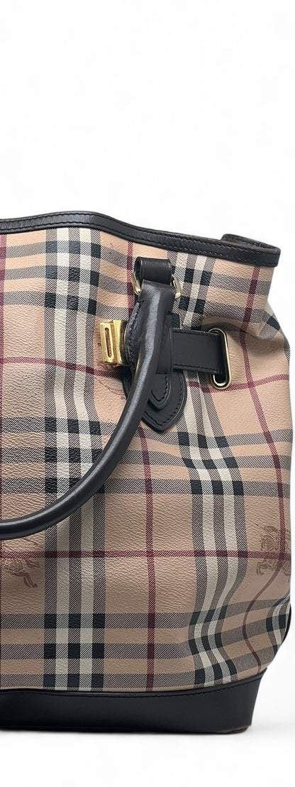 Burberry - Sac à main en cuir