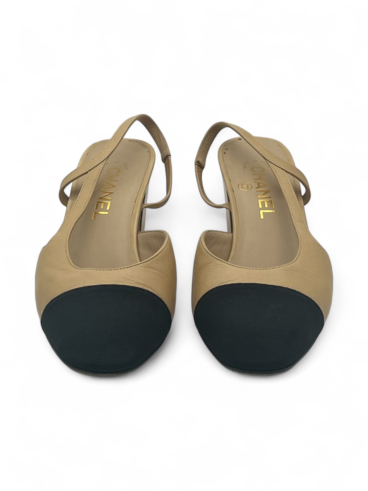 Chanel - Escarpins Slingback T38,5