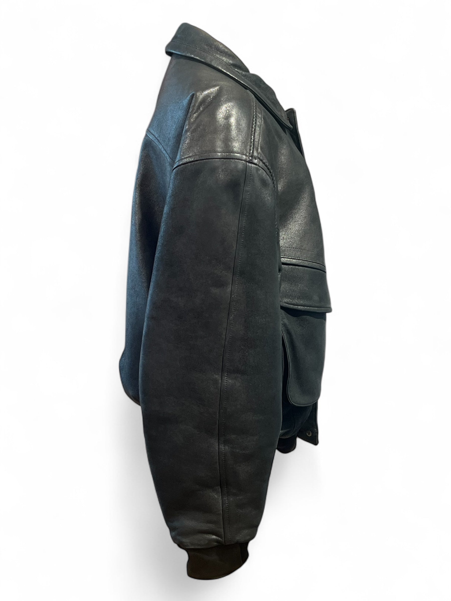 Seraphin - Schwarze Lederjacke Größe 40