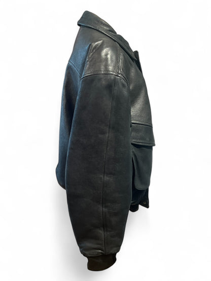 Seraphin - Black leather jacket size 40