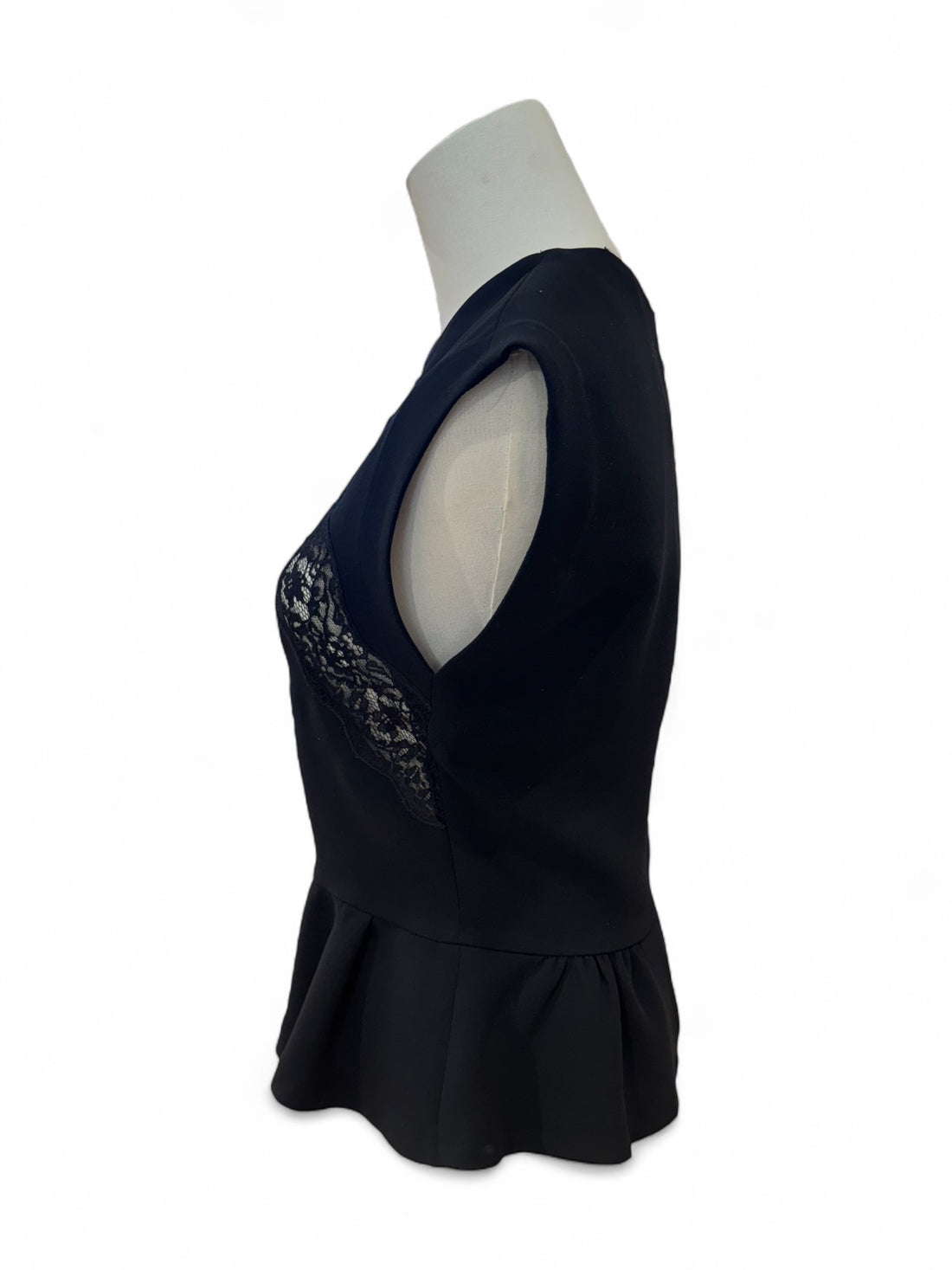 Sandro - Top peplum noir T38