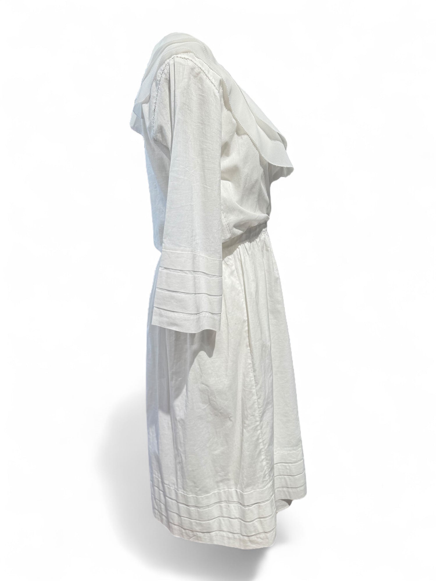 SeeByChloé - 白いひだ飾りの服 T36