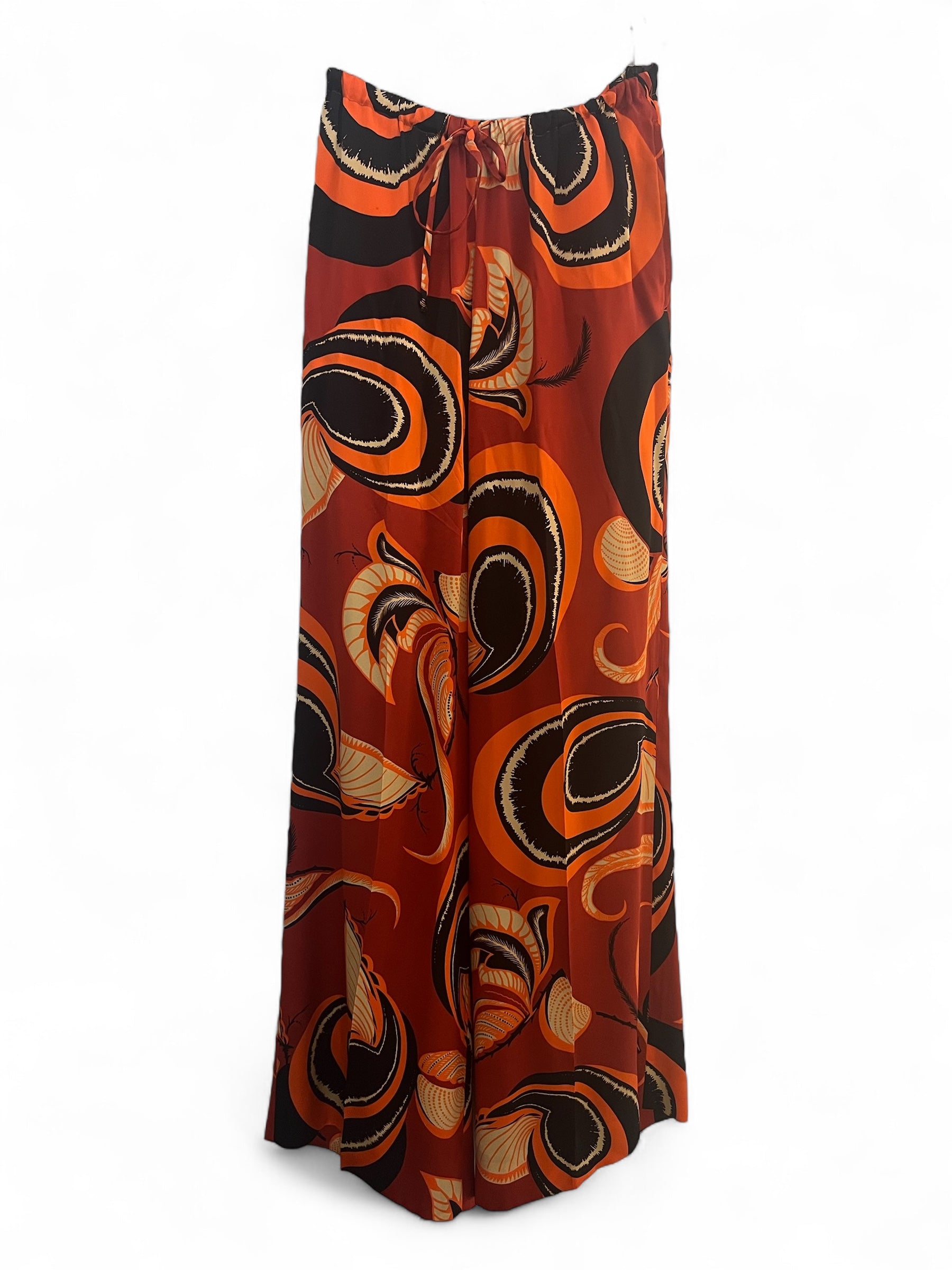 Dries van noten - Pantalon fluide en soie T34