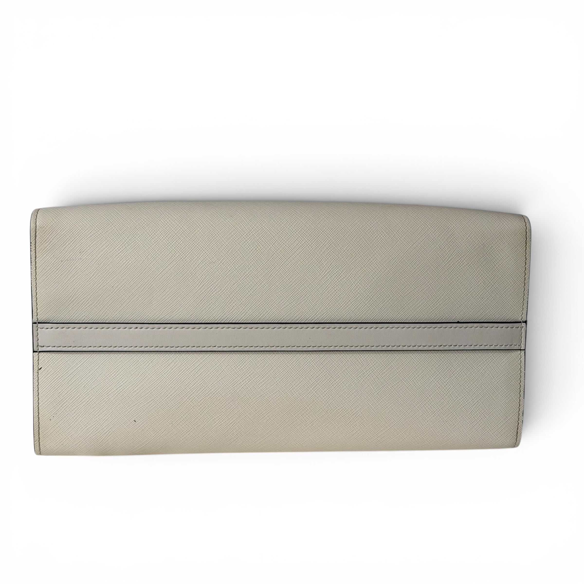 Prada - Sac à main en cuir blanc Saffiano