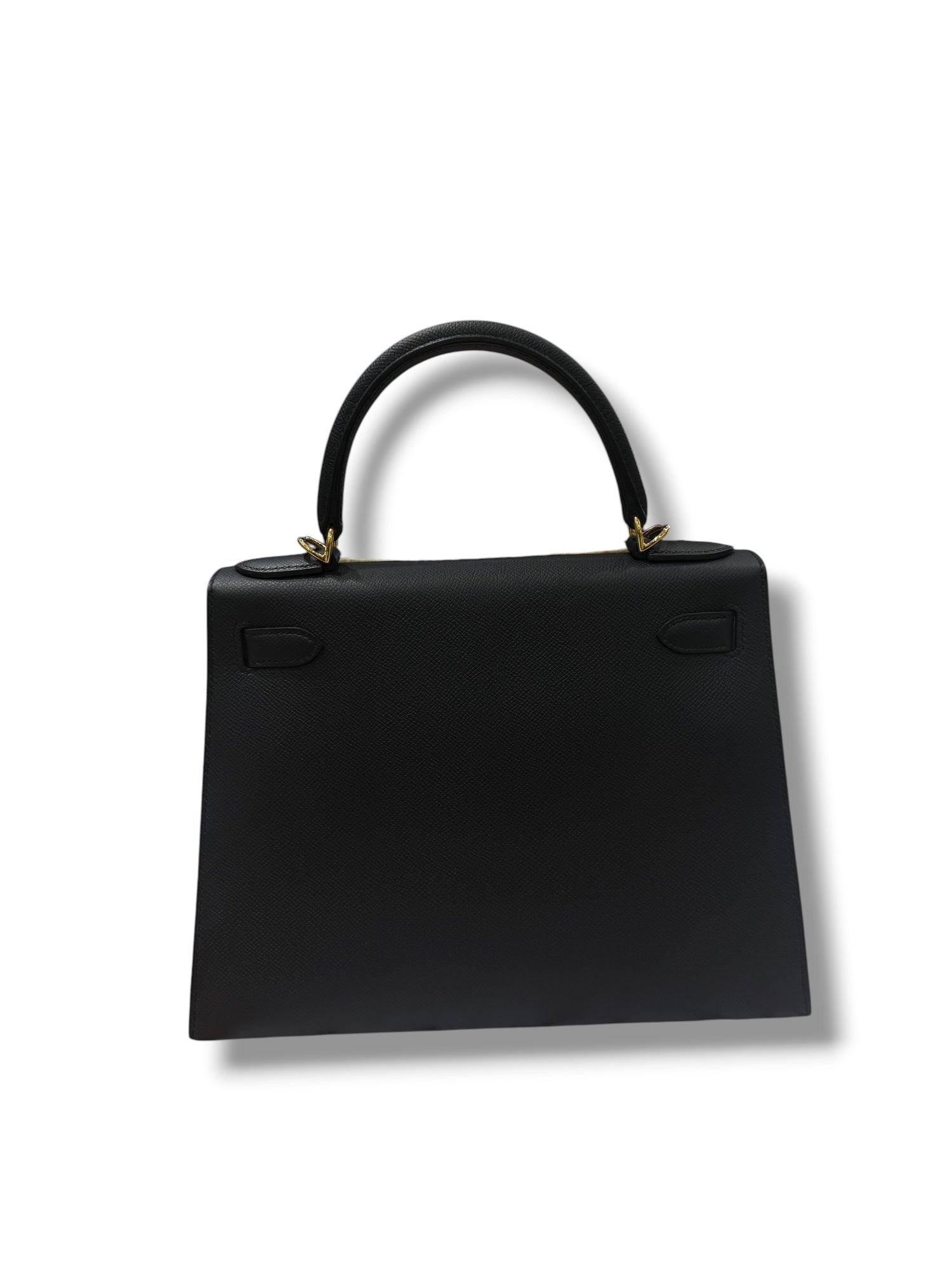 Hermès - Kelly 28 Epsom Sellier Noir GHW
