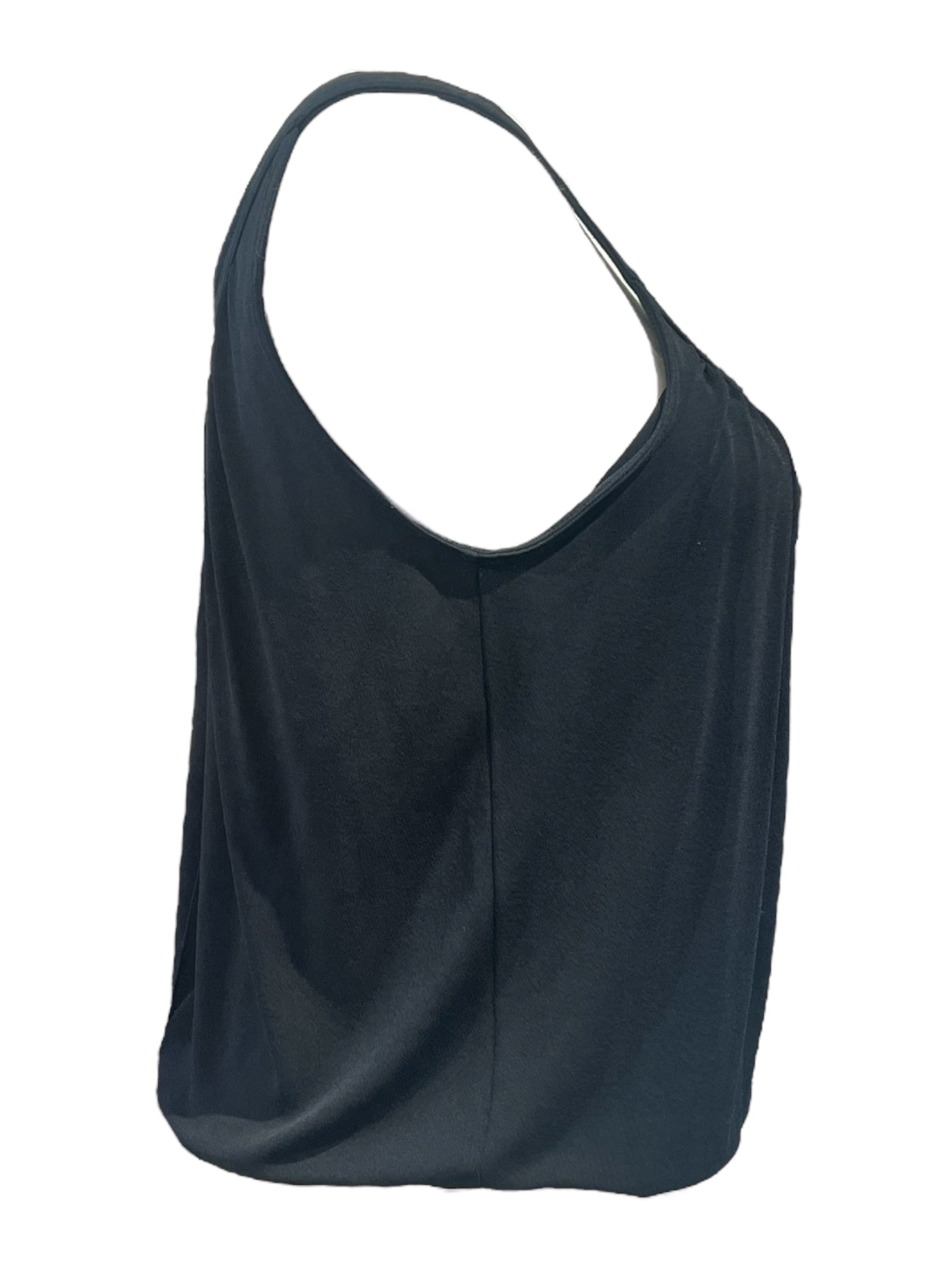 Hermès - Débardeur avec ouverture noir T40