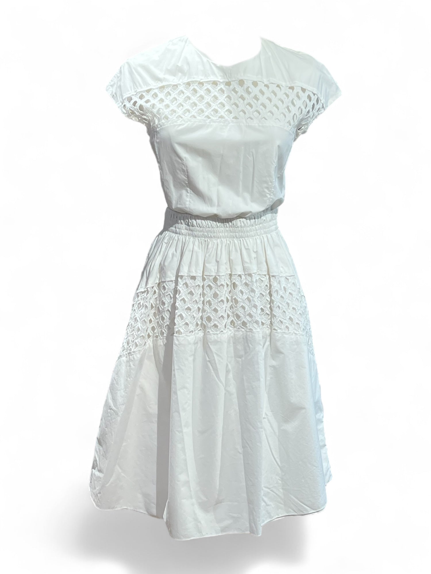 Carven - Weißes Kleid Größe 36 Carven