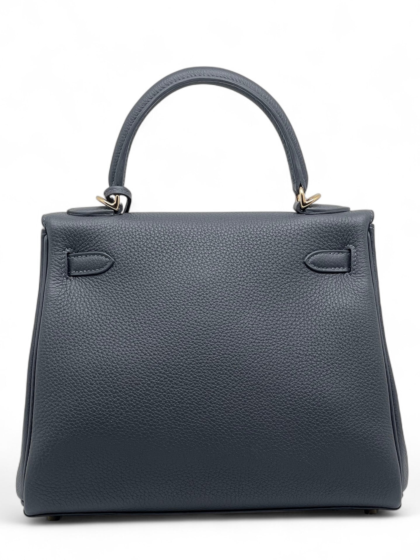 Hermès - Kelly-Tasche 25 Zinn Grau
