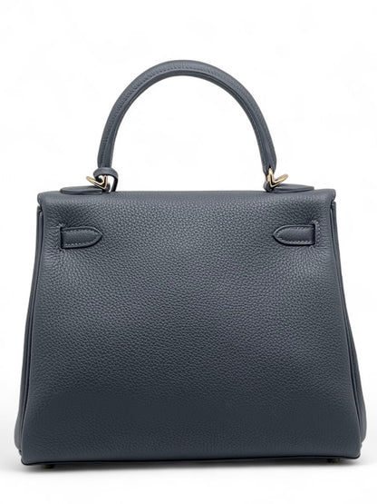 Hermès - Sac Kelly 25 Gris Etain