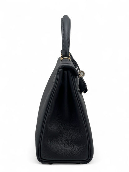 Hermès - Sac Kelly 25 Gris Etain