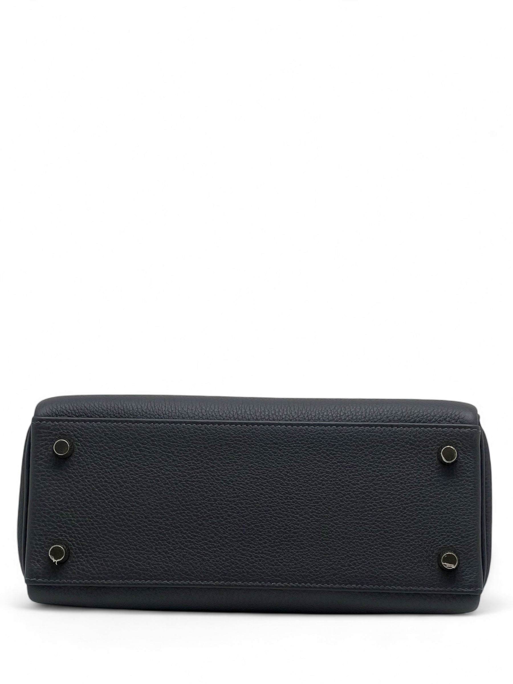 Hermès - Kelly-Tasche 25 Zinn Grau