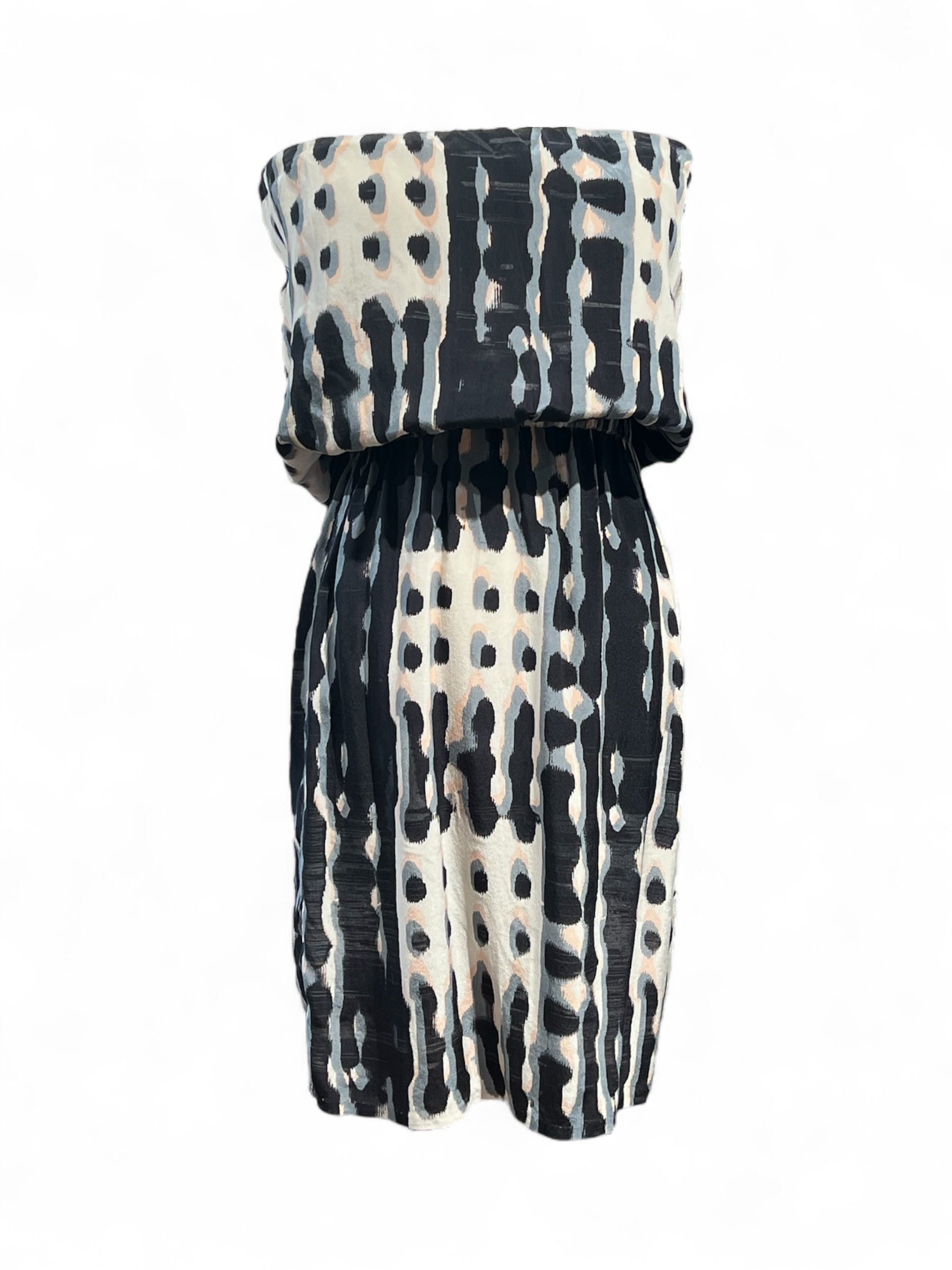 Ba&amp;Sh - Robe bustier léopard T36