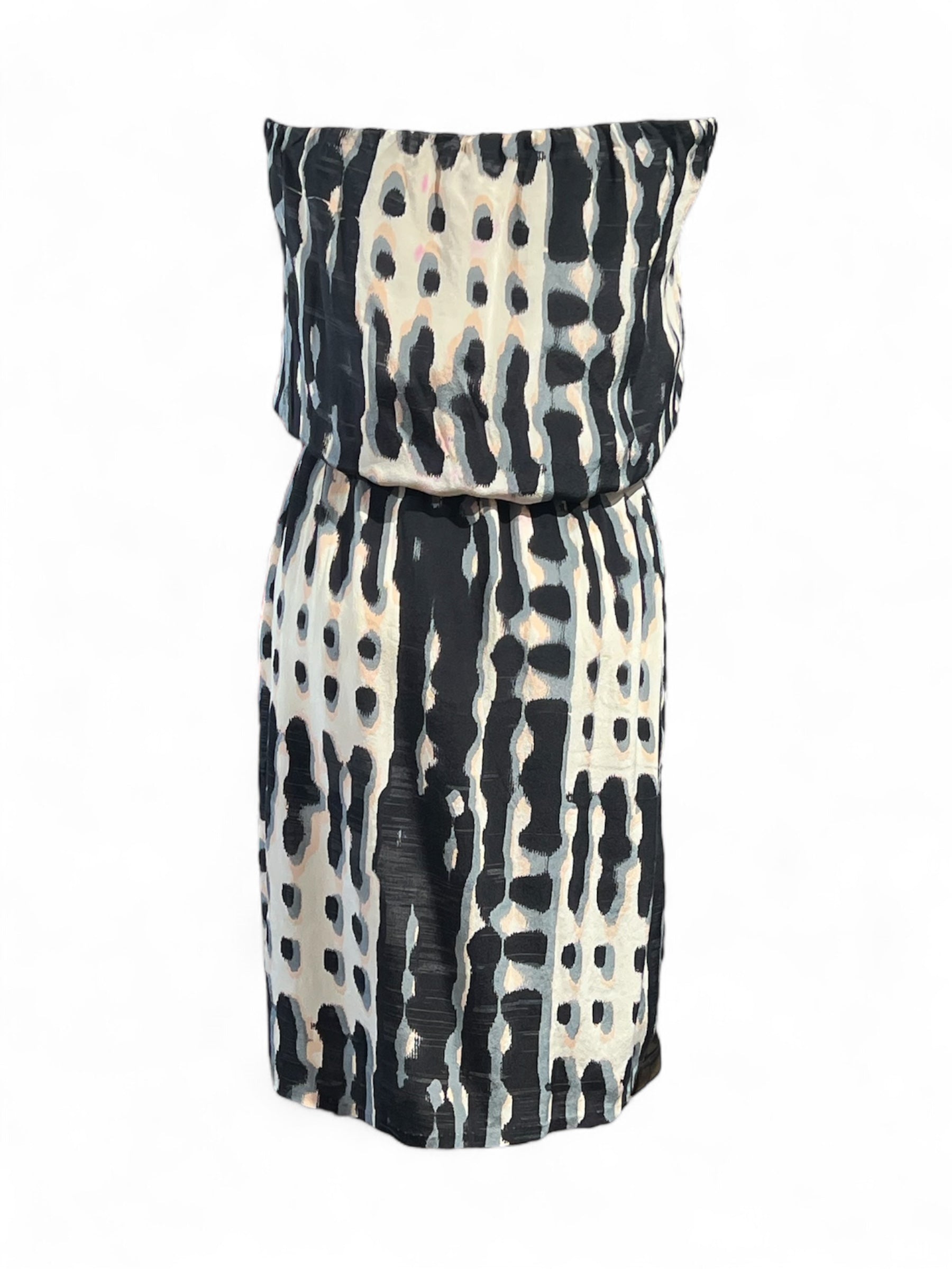 Ba&amp;Sh - Robe bustier léopard T36