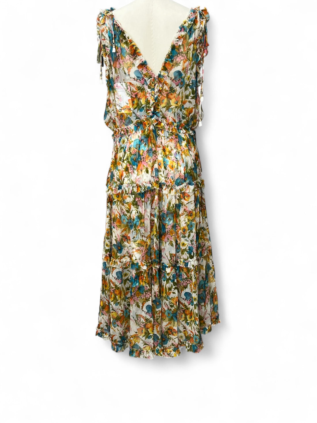 Zimmermann - Robe longue en tulle T0