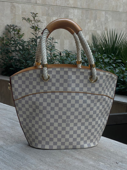 Louis Vuitton - azure checkerboard Pampelonne bag