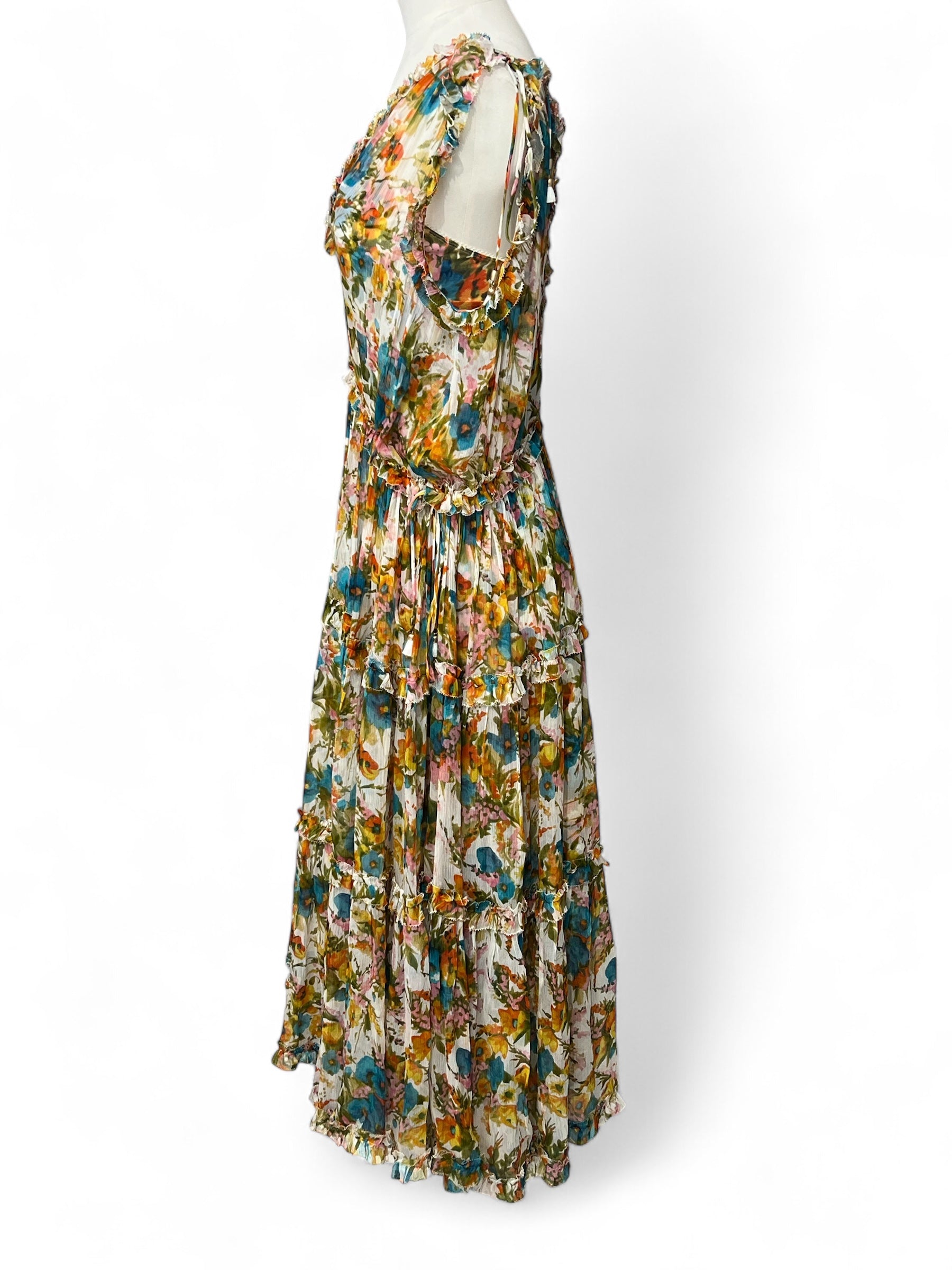 Zimmermann - Robe longue en tulle T0