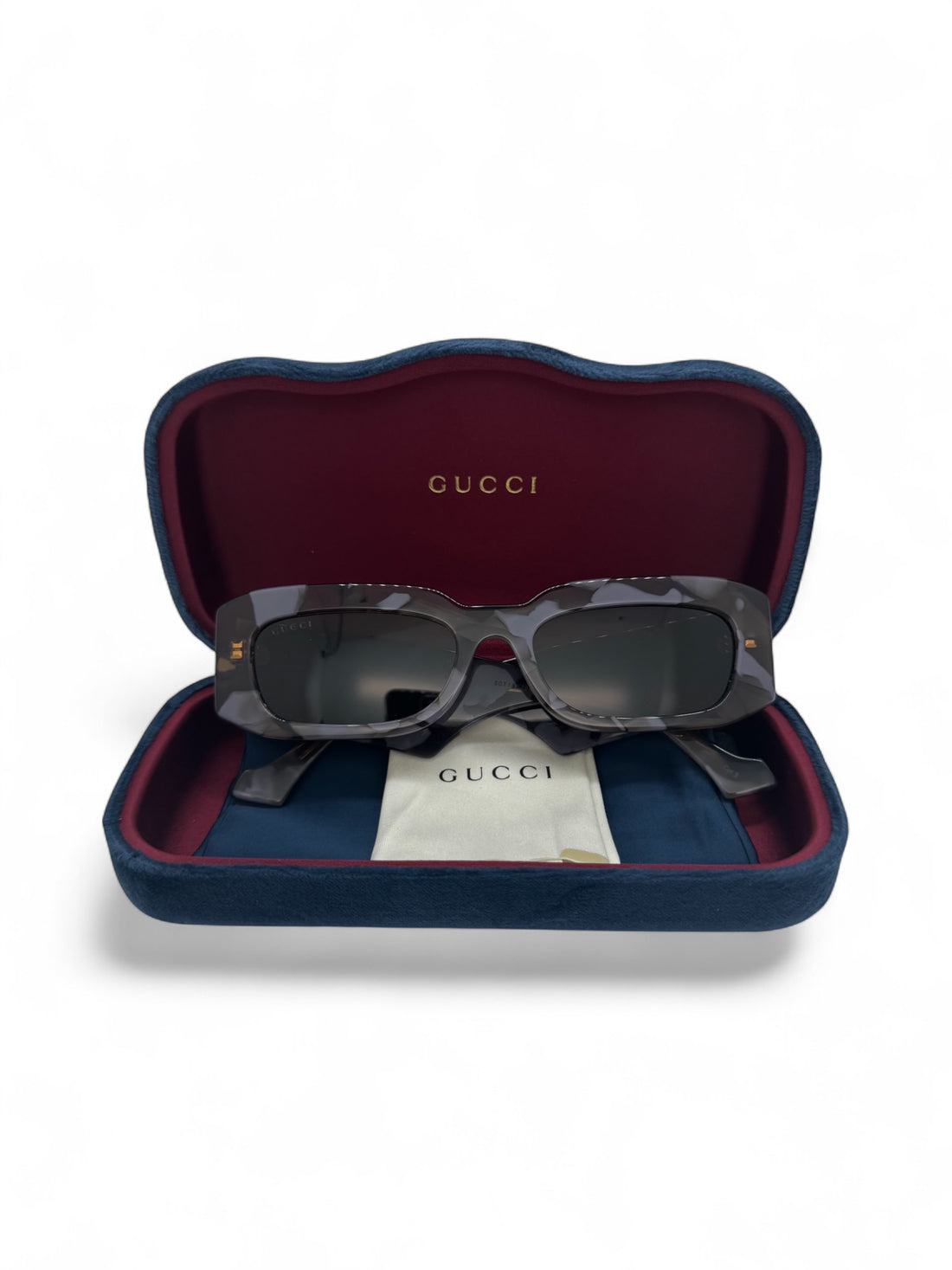Gucci - Lunettes de soleil à écaille violette