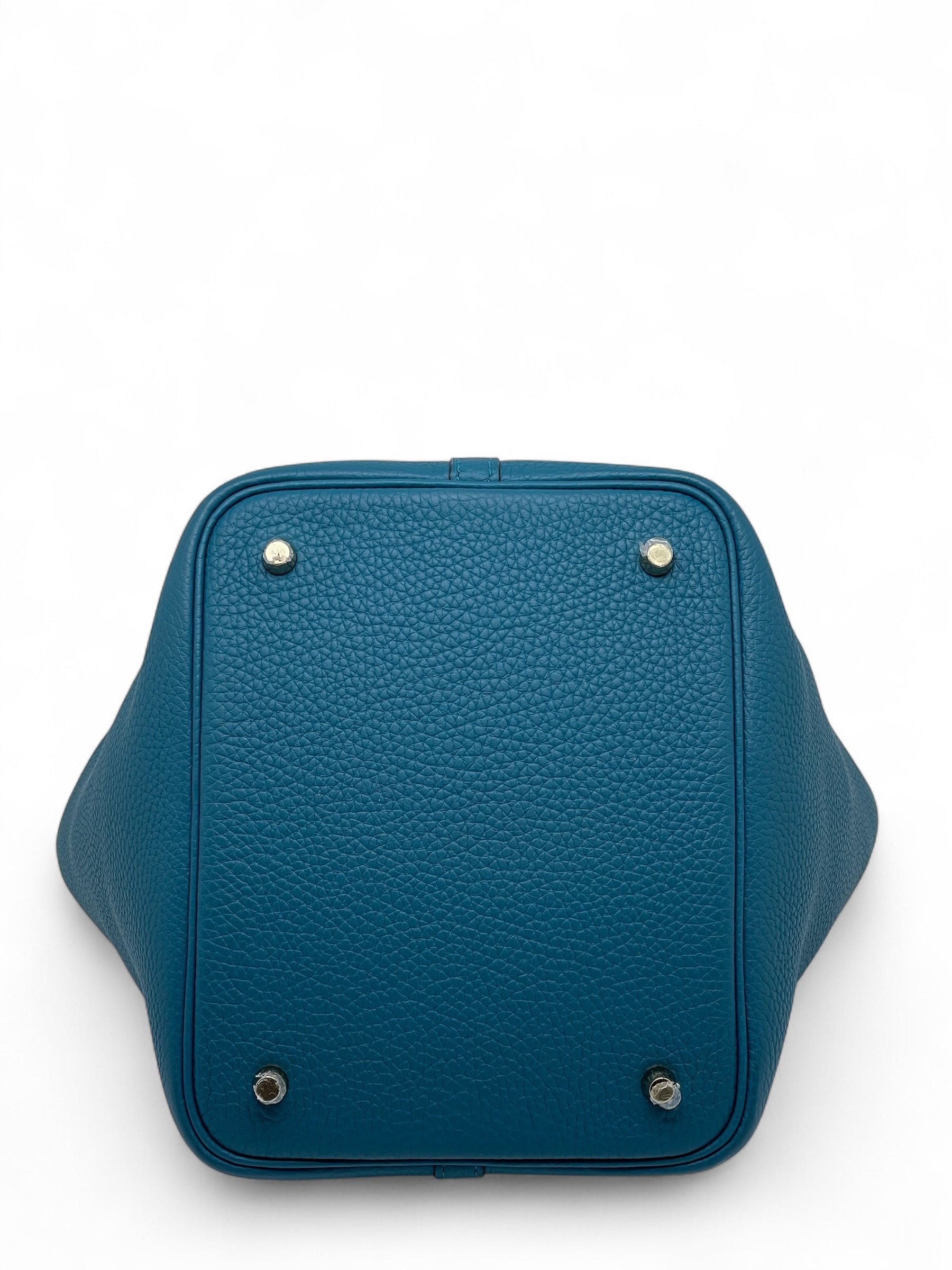 Hermès - Borsa Picotin 22 Verde Bosforo