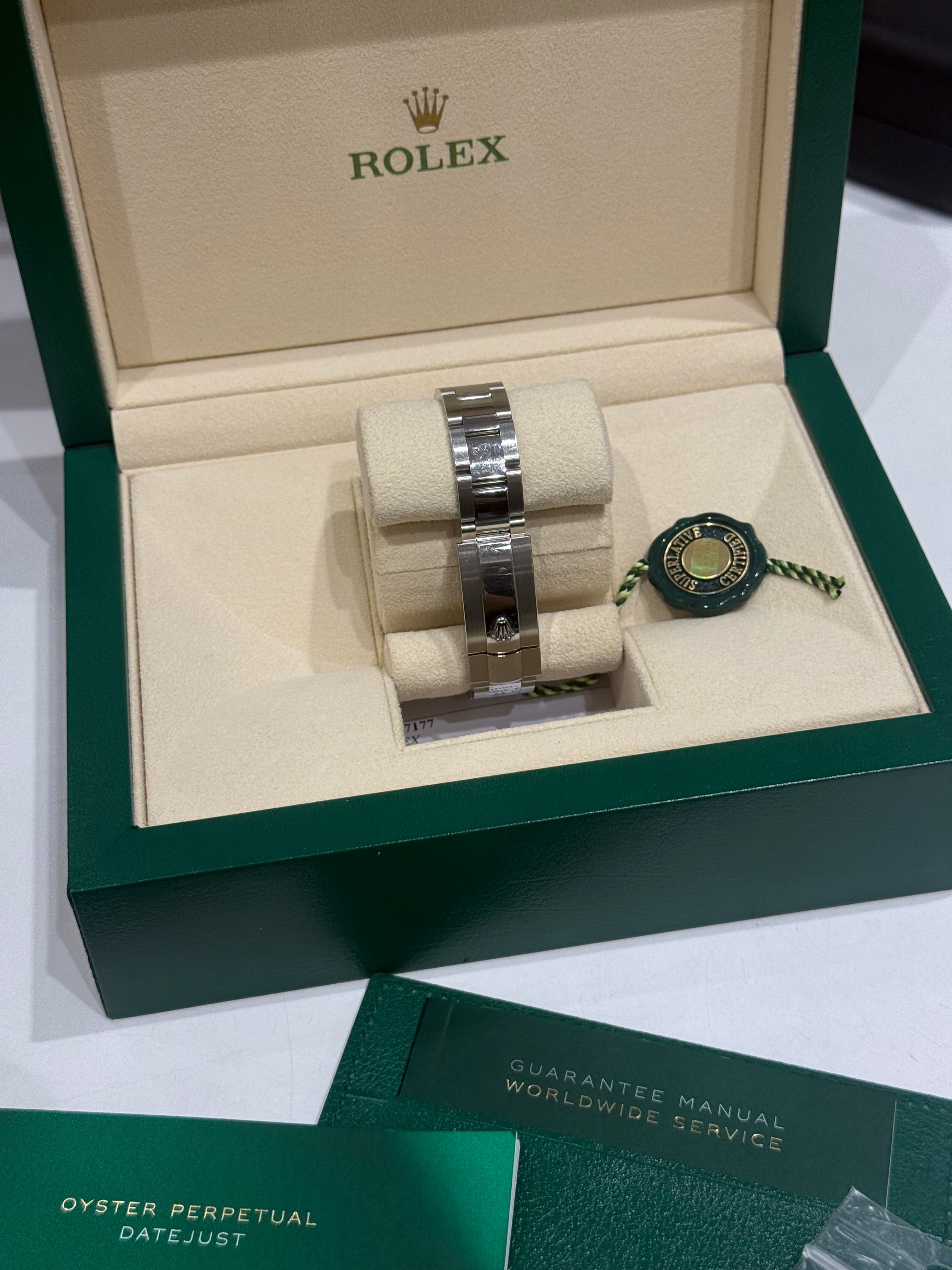 Rolex - Montre Datejust 31 mm diamants et Oyster