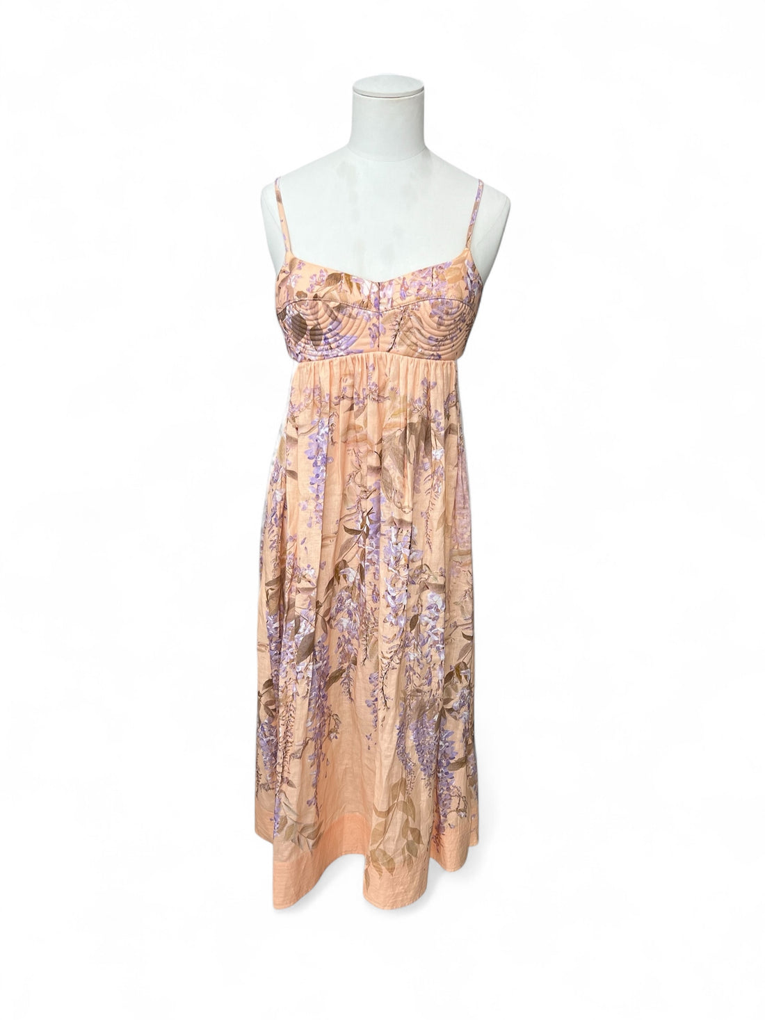 Zimmermann -  Robe longue rose et violette T0