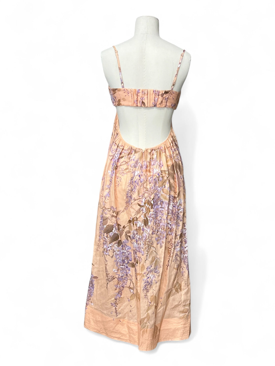 Zimmermann -  Robe longue rose et violette T0