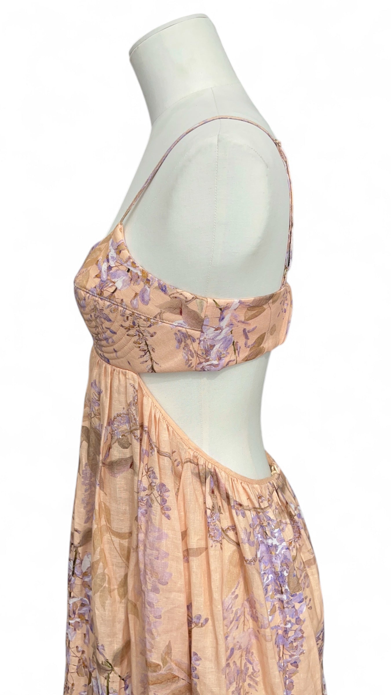 Zimmermann -  Robe longue rose et violette T0