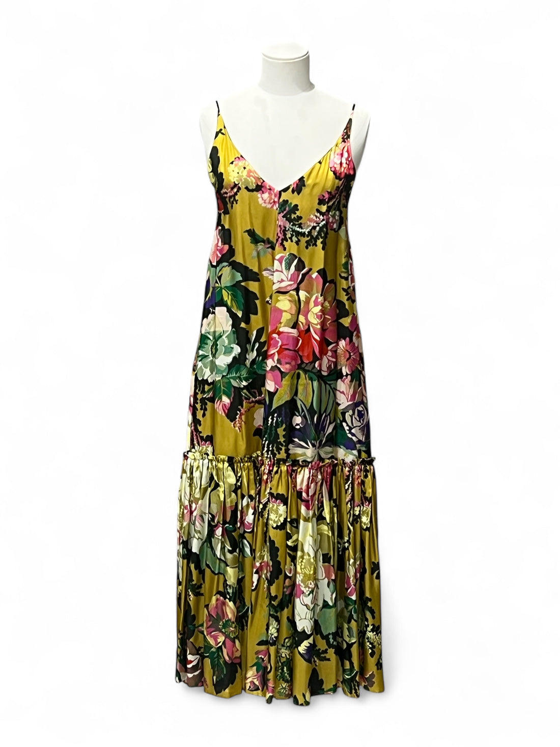 Dries van noten -  Robe fleurie T34